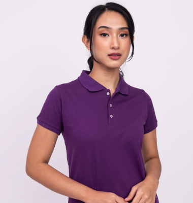 New Lifeline Women’s Poloshirt (Violet)