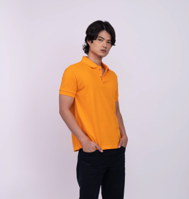 Lifeline Men’s Poloshirt (Citrus Orange)