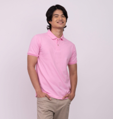 Lifeline Men’s Poloshirt (Baby Pink)