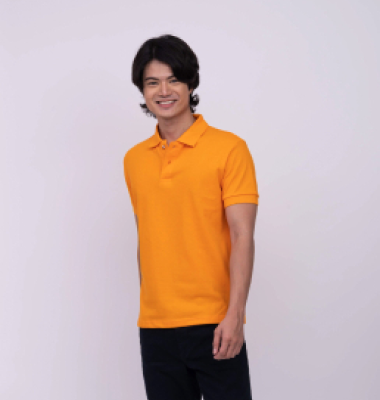 Lifeline Men’s Poloshirt (Citrus Orange)
