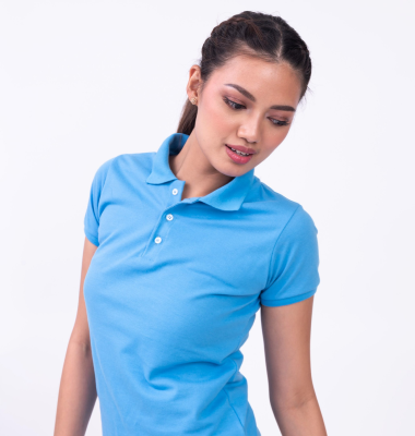 New Lifeline Women’s Poloshirt (Blue Ice)