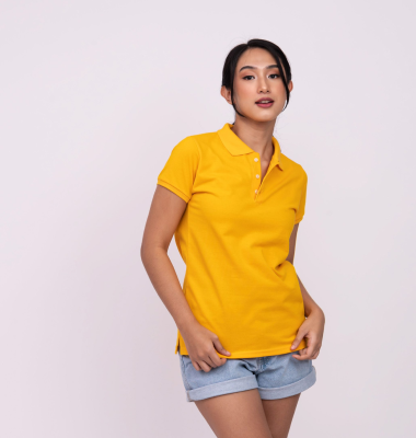 New Lifeline Women’s Poloshirt (Gold Yellow)