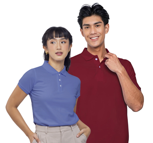 Lifeline Shirts models wearing plain and polo shirts